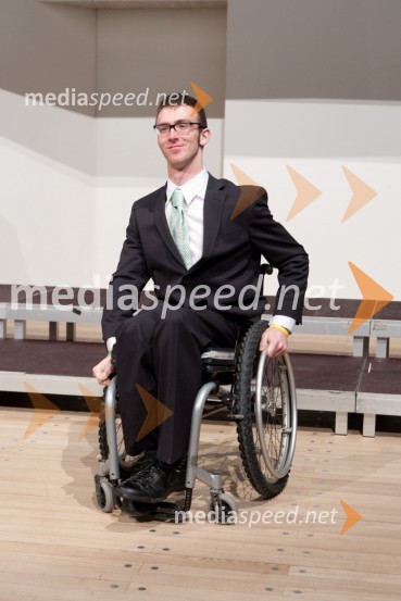 Gal Jakič, alpski smučarPredstavitev olimpijske delegacije Slovenije