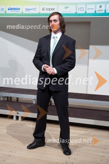 Rok Perko, alpski smučarPredstavitev olimpijske delegacije Slovenije