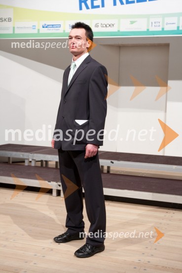 Izodor Šušteršič, deskar na sneguPredstavitev olimpijske delegacije Slovenije