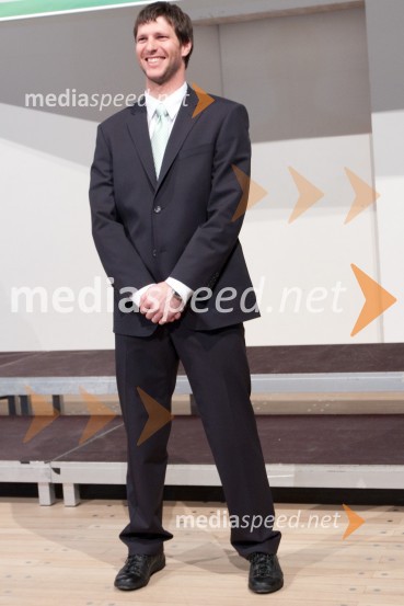 Andrej Jerman, alpski smučarPredstavitev olimpijske delegacije Slovenije