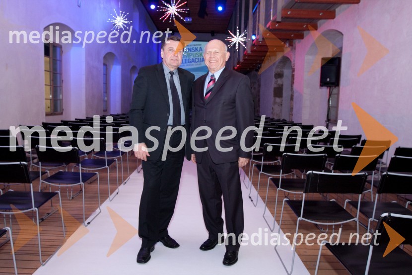 Zoran Jankovič, župan Ljubljane in Janez Kocijančič, predsednik olimpijskega komitejaPredstavitev olimpijske delegacije Slovenije