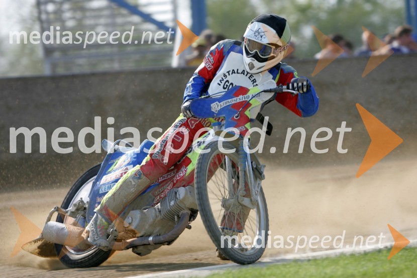 Samo Kukovica (AMD Krško)SPEEDWAY, 2. dirka DP ekip Slovenije, Avstrije in Hrvaške