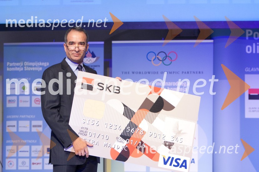 André-Marc Prudent, podpredsednik uprave SKB bankePredstavitev olimpijske delegacije Slovenije