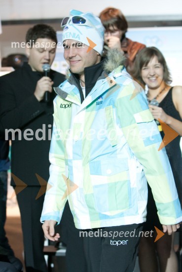 	Jernej Damjan, smučarski skakalecPredstavitev olimpijske delegacije Slovenije