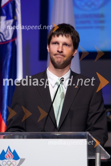 Andrej Jerman, alpski smučarPredstavitev olimpijske delegacije Slovenije