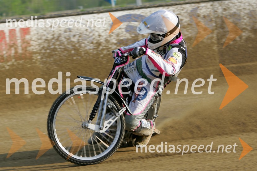 Jernej Kolenko (AMTK Ljubljana)SPEEDWAY, 2. dirka DP ekip Slovenije, Avstrije in Hrvaške