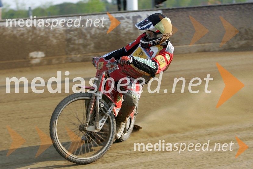 Davor Volk (AMD Krško)SPEEDWAY, 2. dirka DP ekip Slovenije, Avstrije in Hrvaške