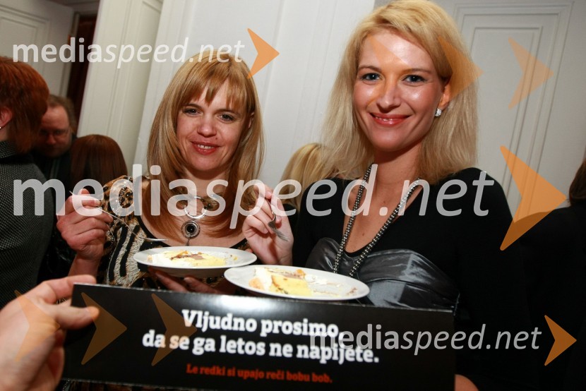 Karmen Bezget in Jona Bale, marketing, Horizont skupina d.o.o.Bob leta 2009 in vljudna prošnja Večerovcev, naj se ga gostje letos ne napijejo...