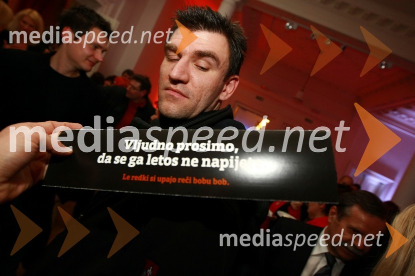 Marko Pigac, fotografBob leta 2009 in vljudna prošnja Večerovcev, naj se ga gostje letos ne napijejo...