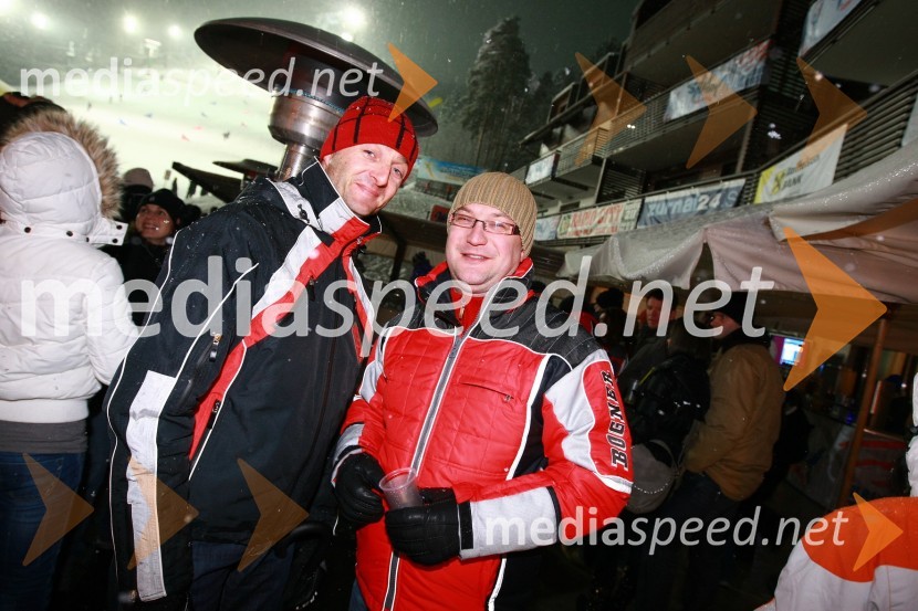 Samo Žvan in Aleš Tavčar, Raiffeisen bankRok Flander Snowboard show 2010