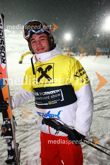 Filip Flisar, reprezentant smučarskega krosaRok Flander Snowboard show 2010