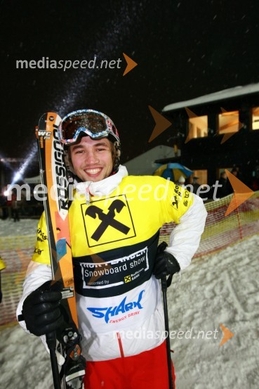 Filip Flisar, reprezentant smučarskega krosaRok Flander Snowboard show 2010