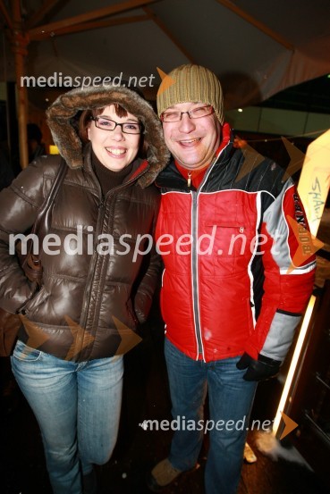 Petra Hercog, Radio Pohorje in Aleš Tavčar, Raiffeisen bankRok Flander Snowboard show 2010