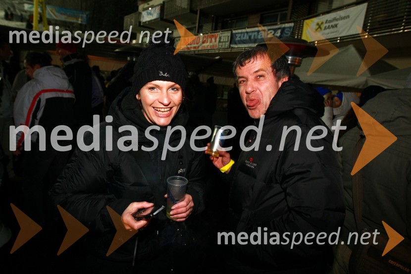 Simona Ivanjko, vodja pravne pisarne Grawe d.d. in Bojan Lakožič, odvetnikRok Flander Snowboard show 2010