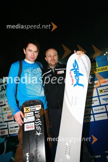 Rok Flander, deskar na snegu in nagrajenec
Rok Flander Snowboard show 2010