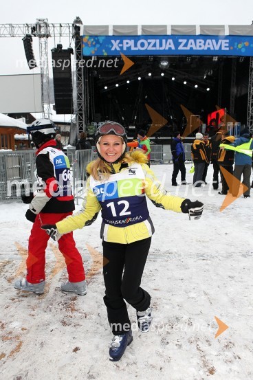 Nuša Derenda, pevkaX - plozija zabave 2010, veleslalom glasbenikov