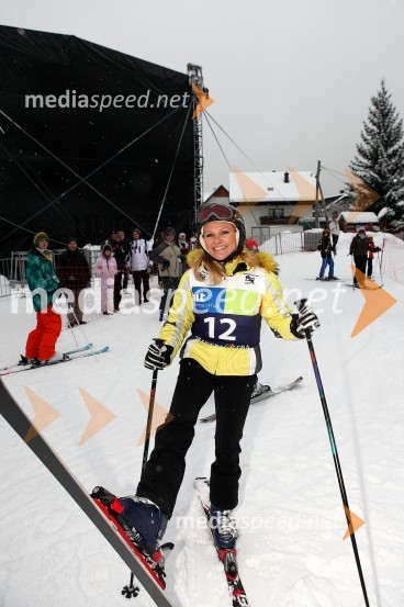 Nuša Derenda, pevkaX - plozija zabave 2010, veleslalom glasbenikov