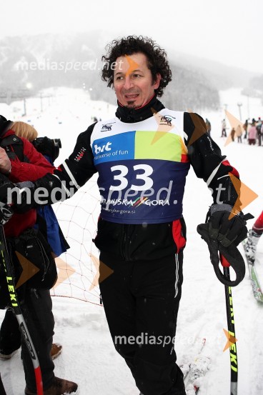 Dr. Patrick Vlačič, minister za prometX - plozija zabave 2010, veleslalom glasbenikov