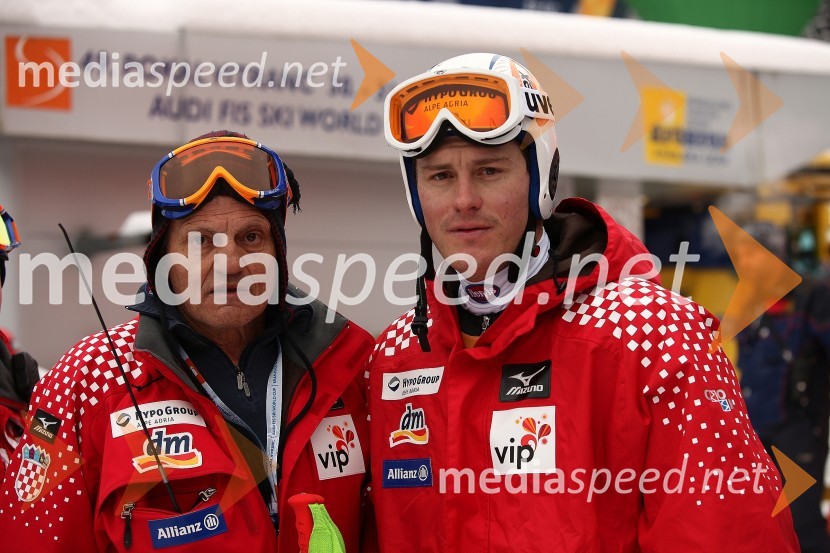 Ante Kostelić, smučarski trener ter Ivica Kostelić, smučar (Hrvaška)49. Pokal Vitranc 2010, veleslalom