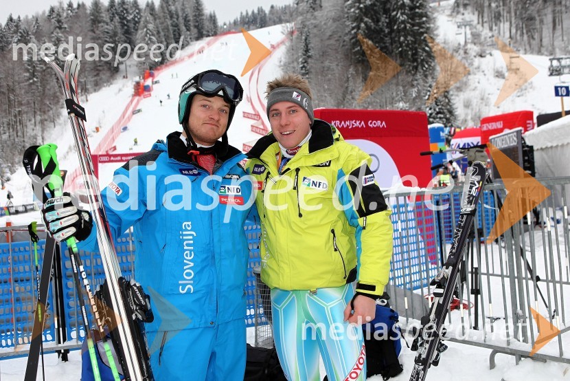 Andrej Križaj in Patrik Jazbec, smučar (Slovenija)49. Pokal Vitranc 2010, veleslalom
