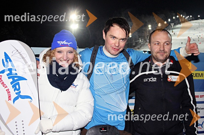 ..., Rok Flander, deskar na snegu in nagrajenecRok Flander Snowboard show 2010