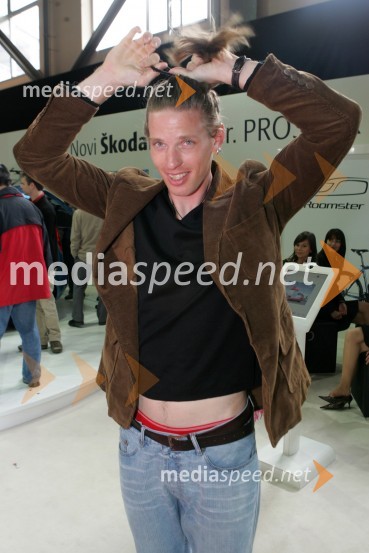 Luka Špik, veslačSrečanje znanih Slovencev, voznikov avtomobilov Škoda