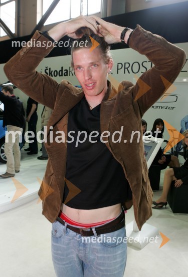 Luka Špik, veslačSrečanje znanih Slovencev, voznikov avtomobilov Škoda