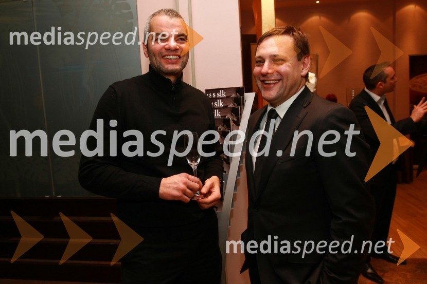 Saša Arsenovič, direktor podjetja S.Oliver SLO in Toni Balažič, predsednik uprave Fructal d.d.Tradicionalno druženje v Hotelu Slon
