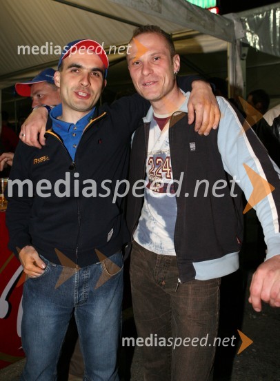 Izak Šantej in Denis Štojs, spidvejistaSPEEDWAY GRAND PRIX, VN Slovenije 2006