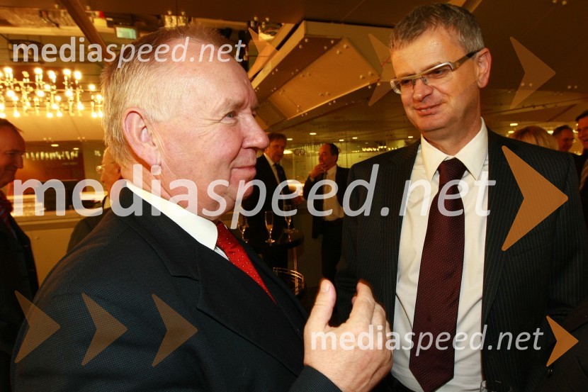 Janez Bohorič, predsednik uprave Sava d.d. in mag. Danilo Toplek, predsednik uprave družbe Talum d.d.Podelitev nagrad Gospodarske zbornice Slovenije za izjemne gospodarske in podjetniške dosežke