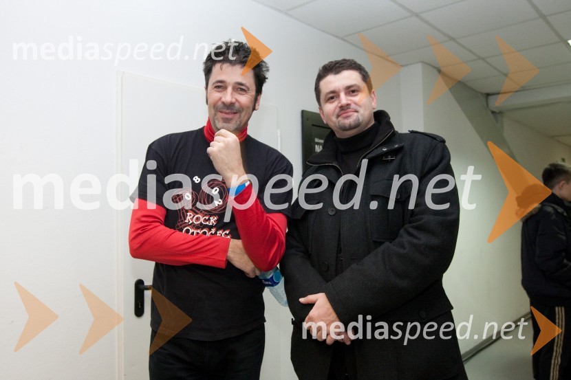 Franci Kek, novinar in politik ter Bojan Rojko, agencija AntonovŠe pomnite prijatelji, koncert