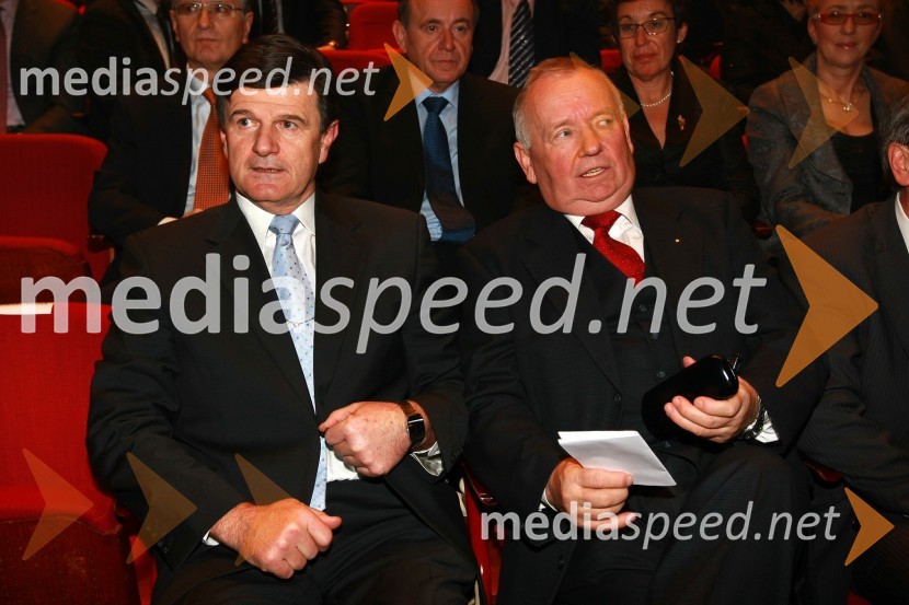 Mag. Blaž Kavčič, predsednik Državnega sveta RS in Janez Bohorič, predsednik uprave Sava d.d.Podelitev nagrad Gospodarske zbornice Slovenije za izjemne gospodarske in podjetniške dosežke