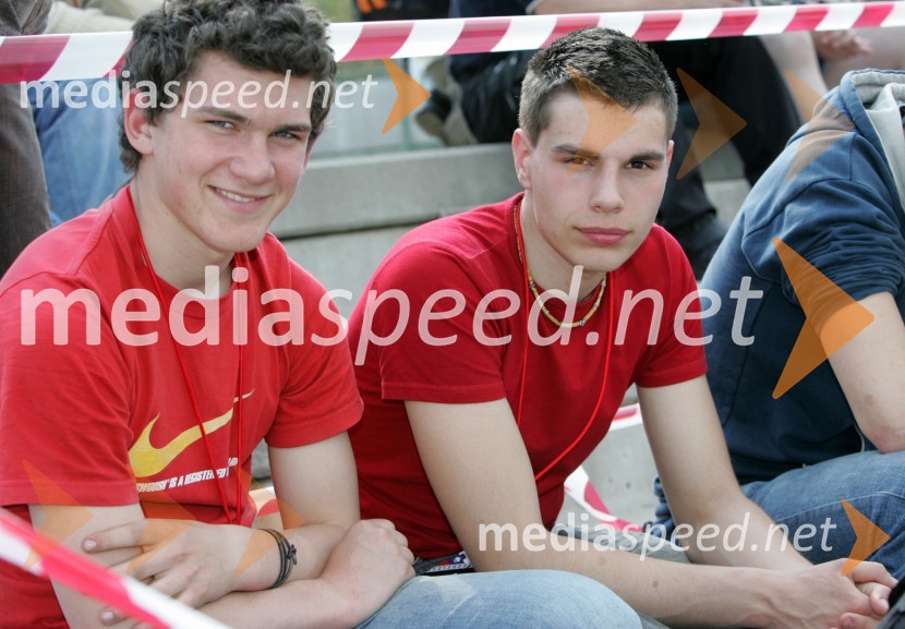 Matija Duh in Davor Volk, spidvejistaSPEEDWAY GRAND PRIX, VN Slovenije 2006