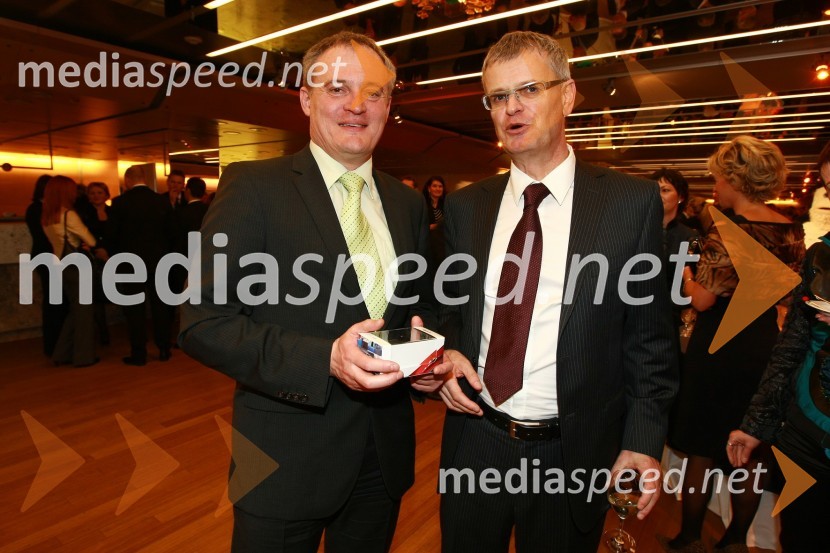 Aleksander Svetelšek, predsednik uprave družbe Petrol d.d. in  mag. Danilo Toplek, predsednik uprave družbe Talum d.d.Podelitev nagrad Gospodarske zbornice Slovenije za izjemne gospodarske in podjetniške dosežke