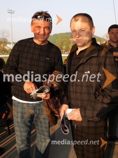 Kristijan Janc, župan občine Sevnica in Franc Kangler, poslanec SLSSPEEDWAY GRAND PRIX, VN Slovenije 2006