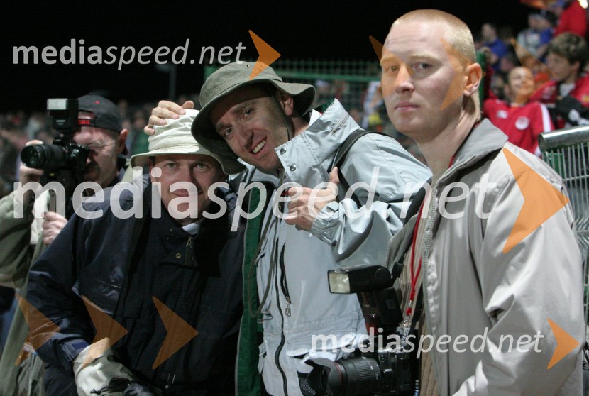 Peter Prašnički, vodja marketinga pri AMD Krško ter fotografa Borut Cvetko in Urban LavrenčičSPEEDWAY GRAND PRIX, VN Slovenije 2006