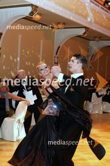 Nadya Bychkova in Miha Vodičar, plesalca21. Veliki Rotarijski ples