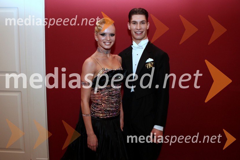 Nadya Bychkova in Miha Vodičar, plesalca21. Veliki Rotarijski ples