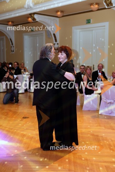 Vladimir Pezdirc, predsednik Rotary kluba Ljubljana z žena Nataša21. Veliki Rotarijski ples