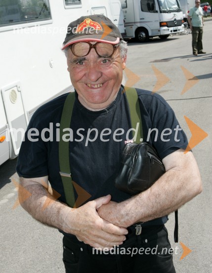 Navijač Mateja Ferjana (po kapici Simon & Wolf)SPEEDWAY GRAND PRIX, VN Slovenije 2006, RAZNO