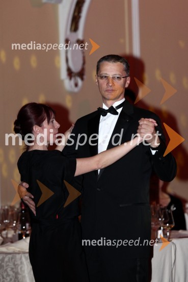 Igor Lukšič, minister za šolstvo in šport ter njegova soproga dr. Marta Macedoni Lukšič, pediatrinja21. Veliki Rotarijski ples