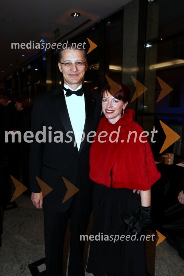 Igor Lukšič, minister za šolstvo in šport ter njegova soproga dr. Marta Macedoni Lukšič, pediatrinja21. Veliki Rotarijski ples