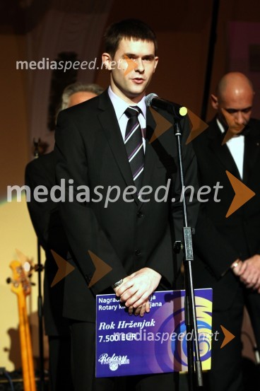 Rok Hrženjak, dobitnik štipendije21. Veliki Rotarijski ples