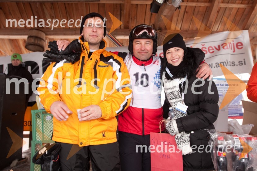 Robert Erzin, Primož Kapus in Sonja Gobec, Lions Klub Bled GolfLions Ski Open 2010, dobrodelna veleslalomska tekma