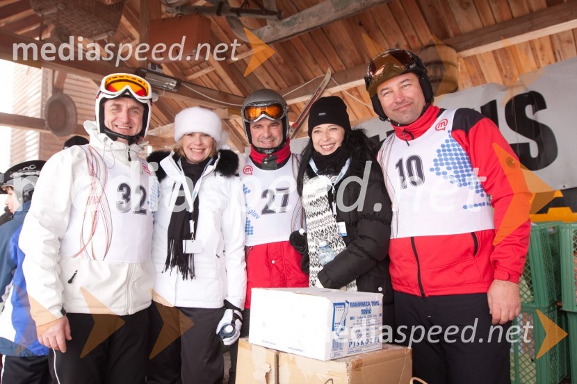 …, Liljana Kramarič, Lions Klub Bled Golf, …, Sonja Gobec in Primož Kapus, Lions Klub Bled GolfLions Ski Open 2010, dobrodelna veleslalomska tekma