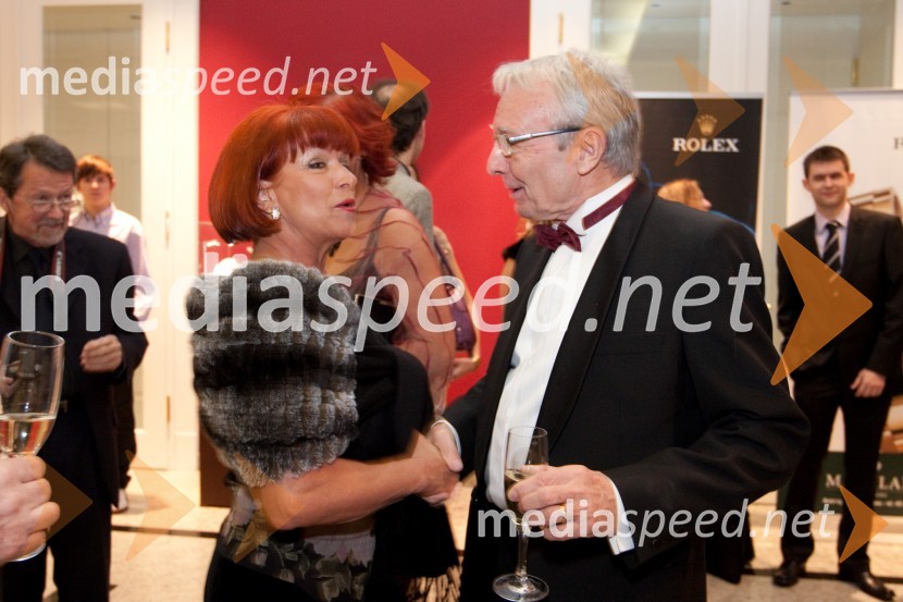 Maruša Glavan, direktorica podjetja Manet in Peter Kamien21. Veliki Rotarijski ples