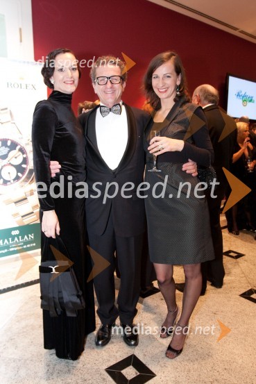 Mag. Mateja Gaber, soprog dr. Brane Gaber in hči Petra Gaber Jovanovič21. Veliki Rotarijski ples