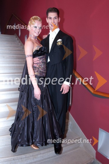 	Nadya Bychkova in Miha Vodičar, plesalca21. Veliki Rotarijski ples