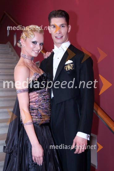 	Nadya Bychkova in Miha Vodičar, plesalca21. Veliki Rotarijski ples