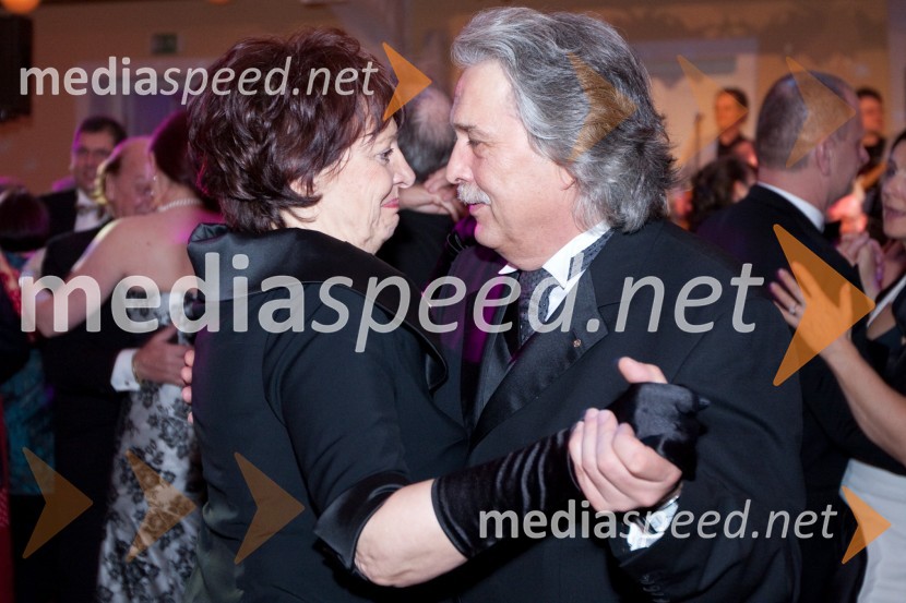 Vladimir Pezdirc, predsednik Rotary kluba Ljubljana in soproga Nataša21. Veliki Rotarijski ples